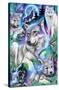 Sheena Pike - Daydream Galaxy Wolves-Trends International-Stretched Canvas