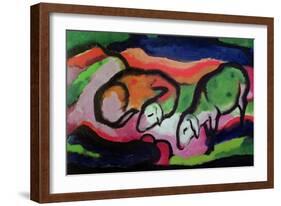 Sheep, 1912-Franz Marc-Framed Giclee Print