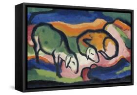Sheep, 1912-Franz Marc-Framed Stretched Canvas