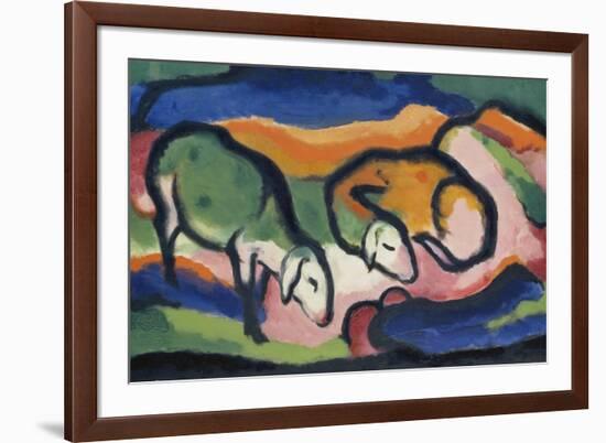 Sheep, 1912-Franz Marc-Framed Giclee Print