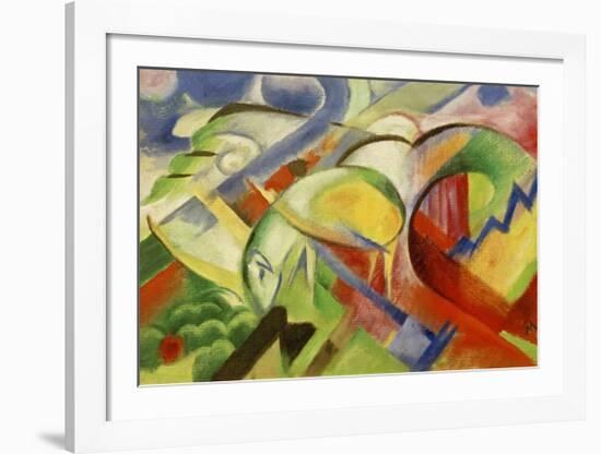 Sheep 1914-Franz Marc-Framed Giclee Print