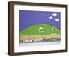 Sheep and Clouds-Micaela Antohi-Framed Giclee Print