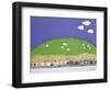 Sheep and Clouds-Micaela Antohi-Framed Giclee Print