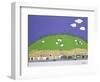 Sheep and Clouds-Micaela Antohi-Framed Giclee Print