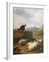 Sheep and Dogs, 1861-Eugene Joseph Verboeckhoven-Framed Giclee Print