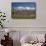 Sheep and Kakanui Mountains, Kyeburn, Central Otago, South Island, New Zealand-David Wall-Framed Stretched Canvas displayed on a wall