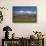 Sheep and Kakanui Mountains, Kyeburn, Central Otago, South Island, New Zealand-David Wall-Framed Stretched Canvas displayed on a wall