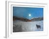 Sheep and Moon, 1997-Pamela Scott Wilkie-Framed Giclee Print