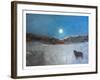 Sheep and Moon, 1997-Pamela Scott Wilkie-Framed Giclee Print