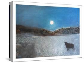 Sheep and Moon, 1997-Pamela Scott Wilkie-Stretched Canvas