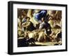 Sheep and Shepherds, Detail from Rebecca's Departure for Canaan-Luca Giordano-Framed Giclee Print