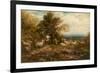 Sheep at Rest; Minding the Flock, C.1840-80-John Linnell-Framed Giclee Print