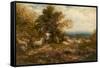 Sheep at Rest; Minding the Flock, C.1840-80-John Linnell-Framed Stretched Canvas