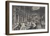 Sheep Being Slaughtered on the Gaming Tables at the Casino in Monte Carlo-null-Framed Giclee Print