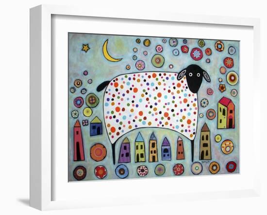 Sheep Collage-Karla Gerard-Framed Giclee Print