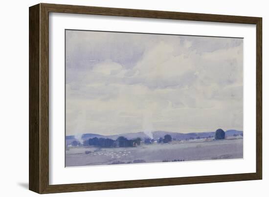 Sheep Country, Victoria, 1935-Harold Brocklebank Herbert-Framed Giclee Print