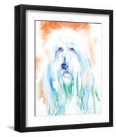 Sheep Dog-Aimee Del Valle-Framed Art Print