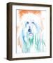 Sheep Dog-Aimee Del Valle-Framed Art Print