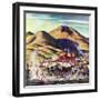 "Sheep Farm,"May 1, 1942-Jean L. Huens-Framed Giclee Print