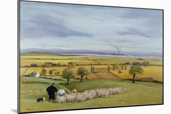 Sheep Farmer, Isle of Sheppey-Margaret Loxton-Mounted Giclee Print