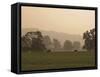 Sheep Farmland Seen from the Cotswold Way Footpath, Stanway Village, the Cotswolds, England-David Hughes-Framed Stretched Canvas