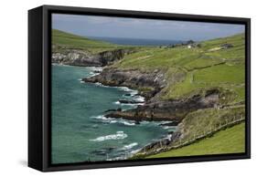 Sheep Fences and Rock Walls Along the Dingle Peninsula-Michael Nolan-Framed Stretched Canvas