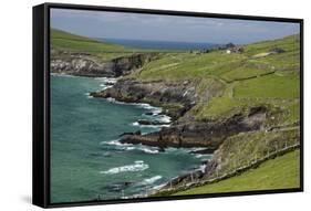 Sheep Fences and Rock Walls Along the Dingle Peninsula-Michael Nolan-Framed Stretched Canvas