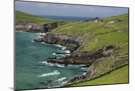 Sheep Fences and Rock Walls Along the Dingle Peninsula-Michael Nolan-Mounted Photographic Print