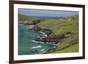 Sheep Fences and Rock Walls Along the Dingle Peninsula-Michael Nolan-Framed Photographic Print