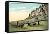 Sheep Going to Market, Billings-null-Framed Stretched Canvas