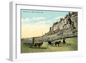 Sheep Going to Market, Billings-null-Framed Art Print