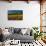 Sheep graze on Hastings Mesa near Ridgway, Colorado from truck-null-Framed Stretched Canvas displayed on a wall