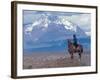 Sheep Herd and Gaucho, Patagonia, Argentina-Art Wolfe-Framed Photographic Print