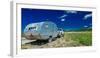 Sheep herder camper to graze sheep on Hastings Mesa near Ridgway, Colorado from truck-null-Framed Photographic Print