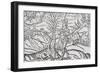 Sheep Herder with His Sheep on Hillside-null-Framed Giclee Print