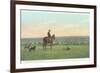 Sheep Herding in the West-null-Framed Art Print