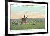 Sheep Herding in the West-null-Framed Premium Giclee Print