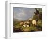 Sheep in a Landscape, 1863-Eugene Joseph Verboeckhoven-Framed Giclee Print