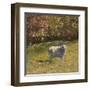 Sheep in Field IV-Marilyn Wendling-Framed Art Print