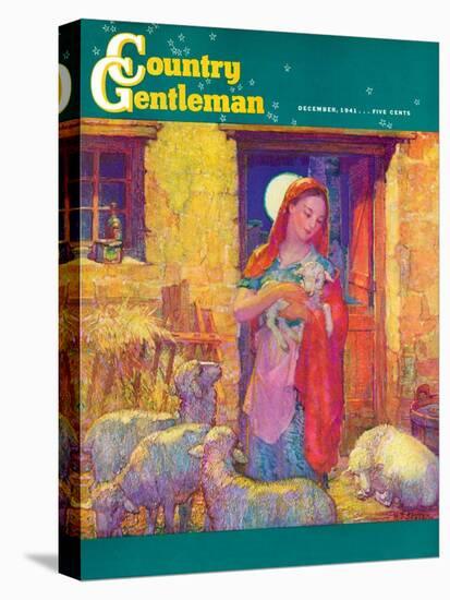 "Sheep in Jerusalem," Country Gentleman Cover, December 1, 1941-Henry Soulen-Stretched Canvas