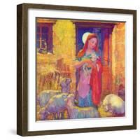 "Sheep in Jerusalem,"December 1, 1941-Henry Soulen-Framed Giclee Print