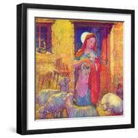 "Sheep in Jerusalem,"December 1, 1941-Henry Soulen-Framed Giclee Print