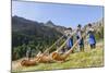 Sheep in the Alps Between South Tyrol, Italy, and North Tyrol, Austria-Martin Zwick-Mounted Photographic Print