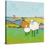 Sheep in the Meadow-Phyllis Adams-Stretched Canvas