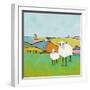 Sheep in the Meadow-Phyllis Adams-Framed Art Print