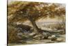 Sheep in the Shade, c.1851-Samuel Palmer-Stretched Canvas