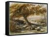 Sheep in the Shade, C.1851-Samuel Palmer-Framed Stretched Canvas
