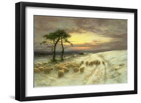 Sheep in the Snow-Joseph Farquharson-Framed Giclee Print