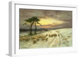 Sheep in the Snow-Joseph Farquharson-Framed Giclee Print