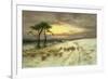 Sheep in the Snow-Joseph Farquharson-Framed Giclee Print